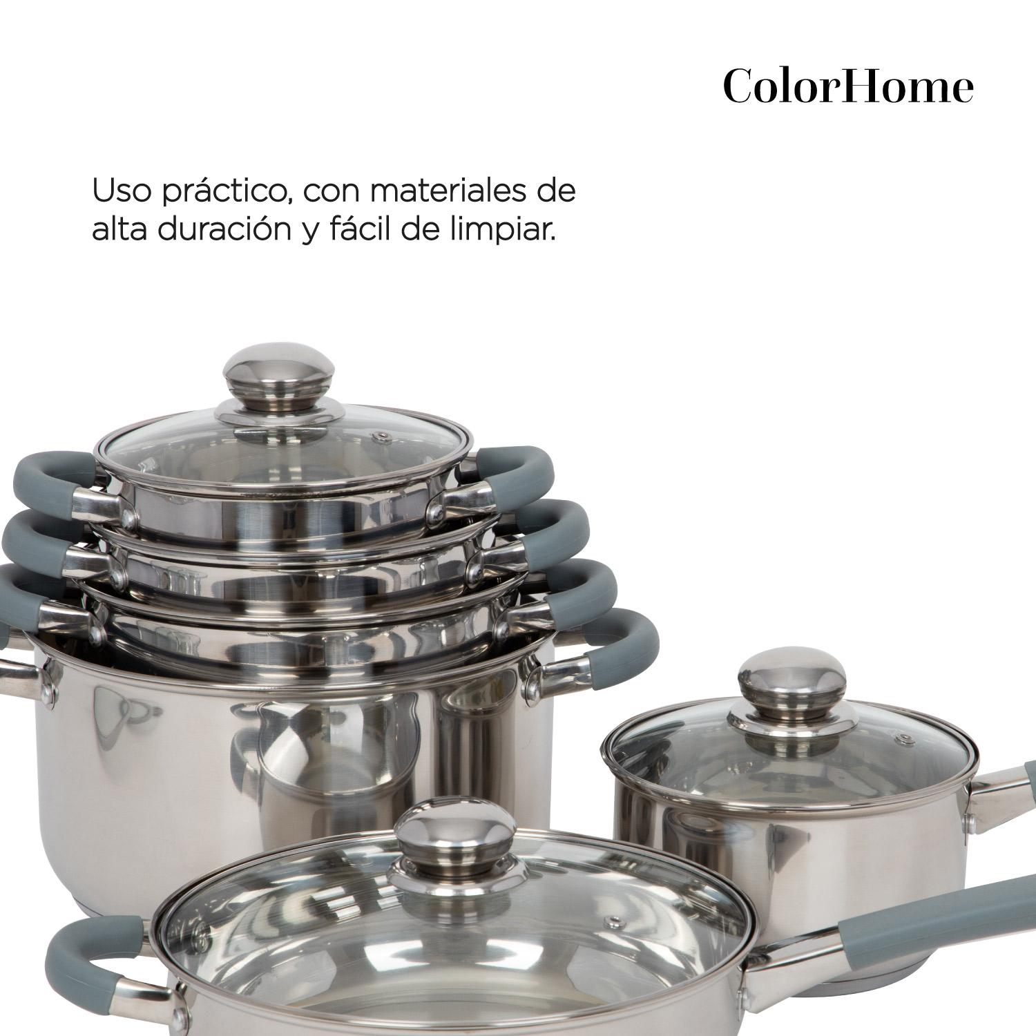 Foto 8 pulgar | Batería de Cocina ColorHome 12 Piezas
