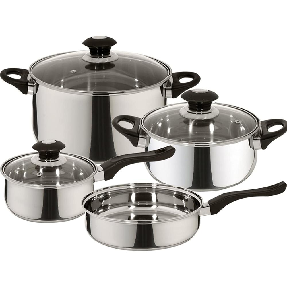 Batería de Cocina Magefesa Veracruz color Plata 7 Piezas