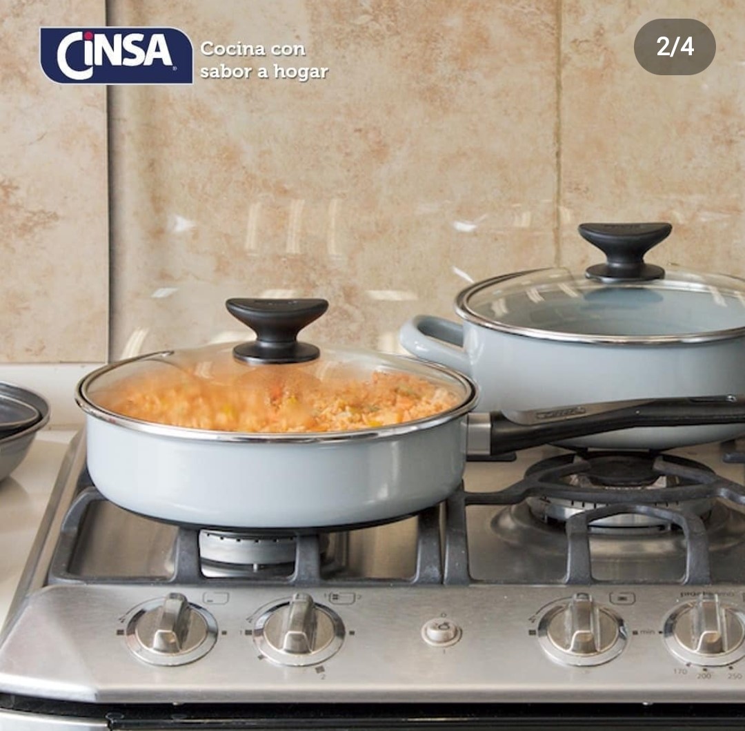 Foto 5 | Batería de Cocina Cinsa Silver 11 Piezas