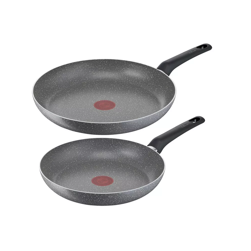 Set Sartenes Tfal 24 Y 30 Cm Cocina Natural Aluminio