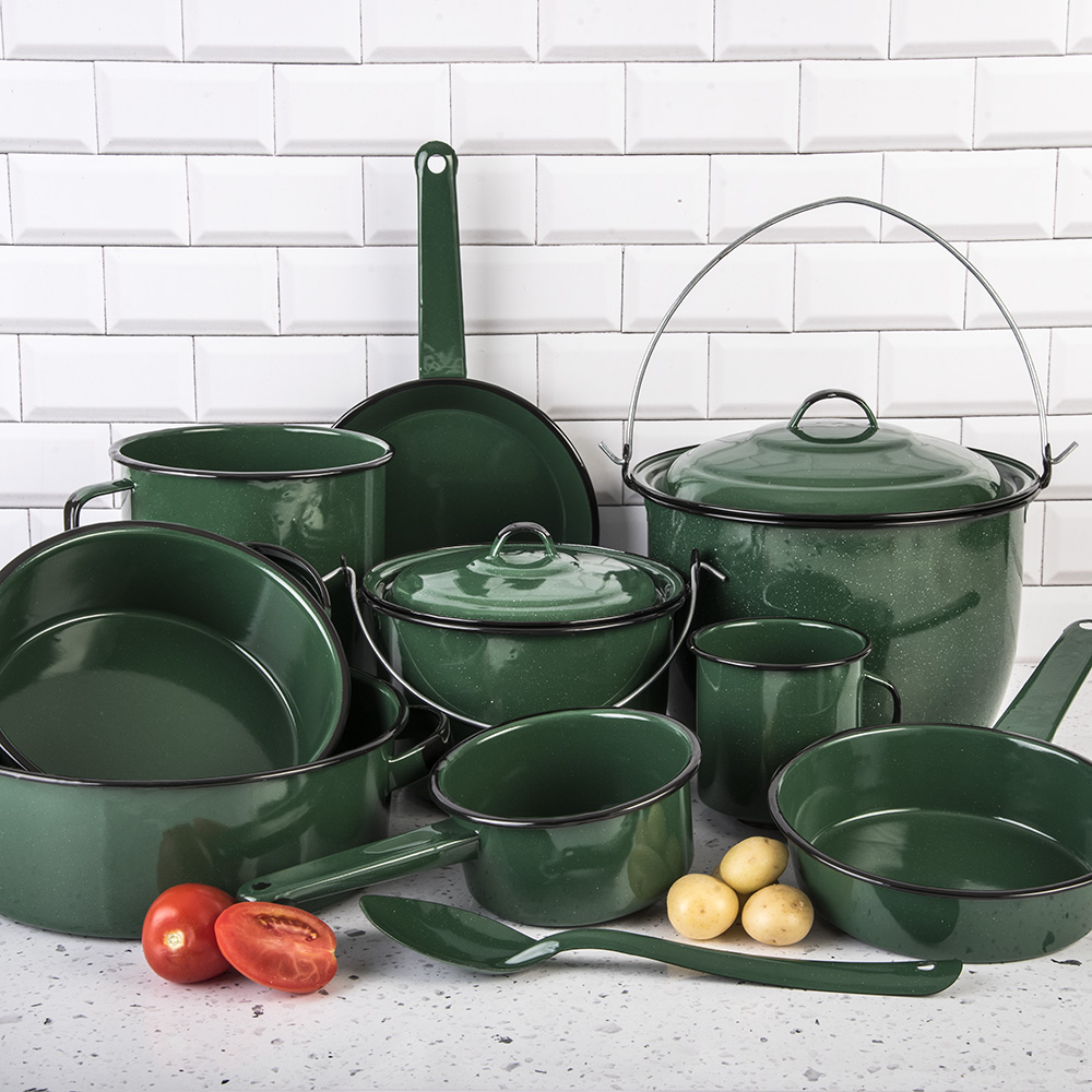 Foto 3 | Batería de Cocina Cinsa Chiapaneca color Verde 12 PZAS