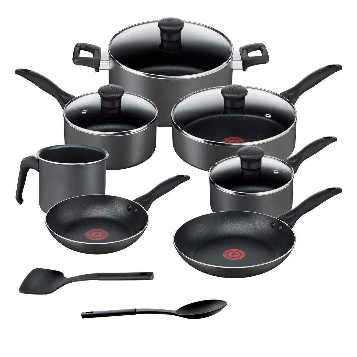 Foto 2 pulgar | Batería de Cocina T-Fal A730SA75 color Negro 13 Piezas