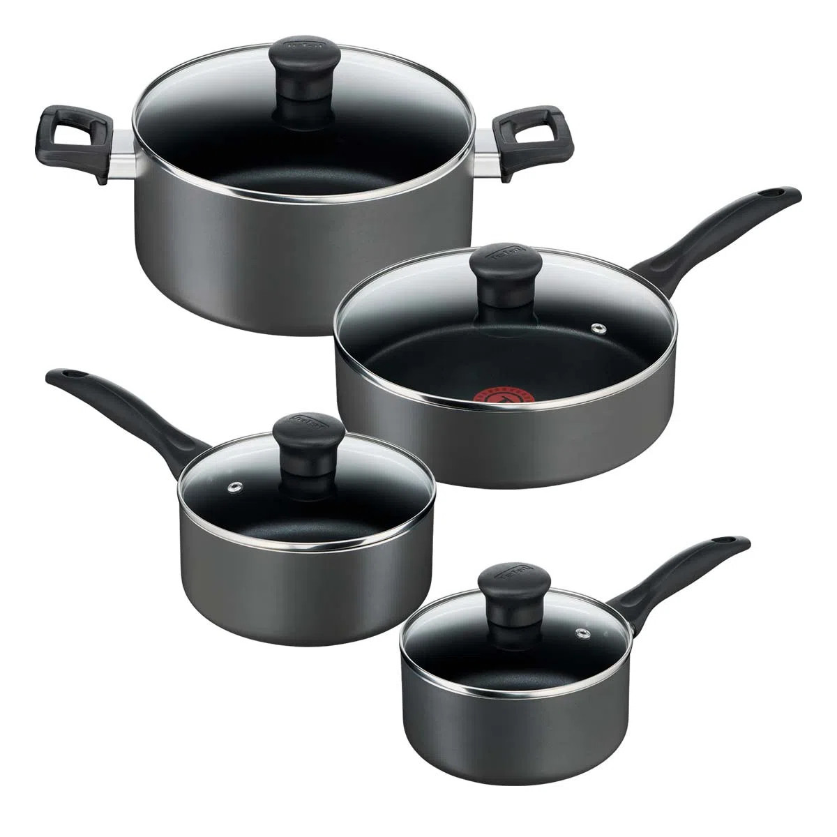 Foto 4 pulgar | Batería de Cocina T-Fal A730SA75 color Negro 13 Piezas