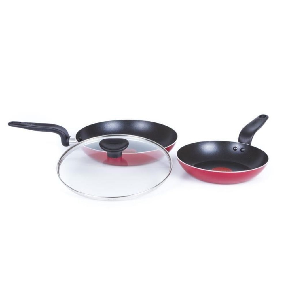 Foto 4 | Batería de Cocina T-Fal B114S885 color Rojo 8ZAS Revestimiento Antiadherente