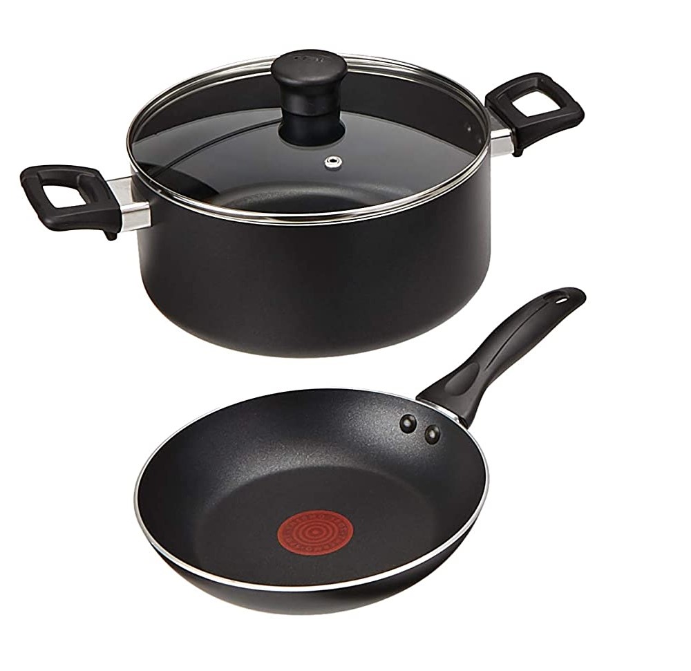 Foto 4 pulgar | Batería de Cocina Family Cook T-Fal A741S775 color Negro Antiadherente 6 PZAS