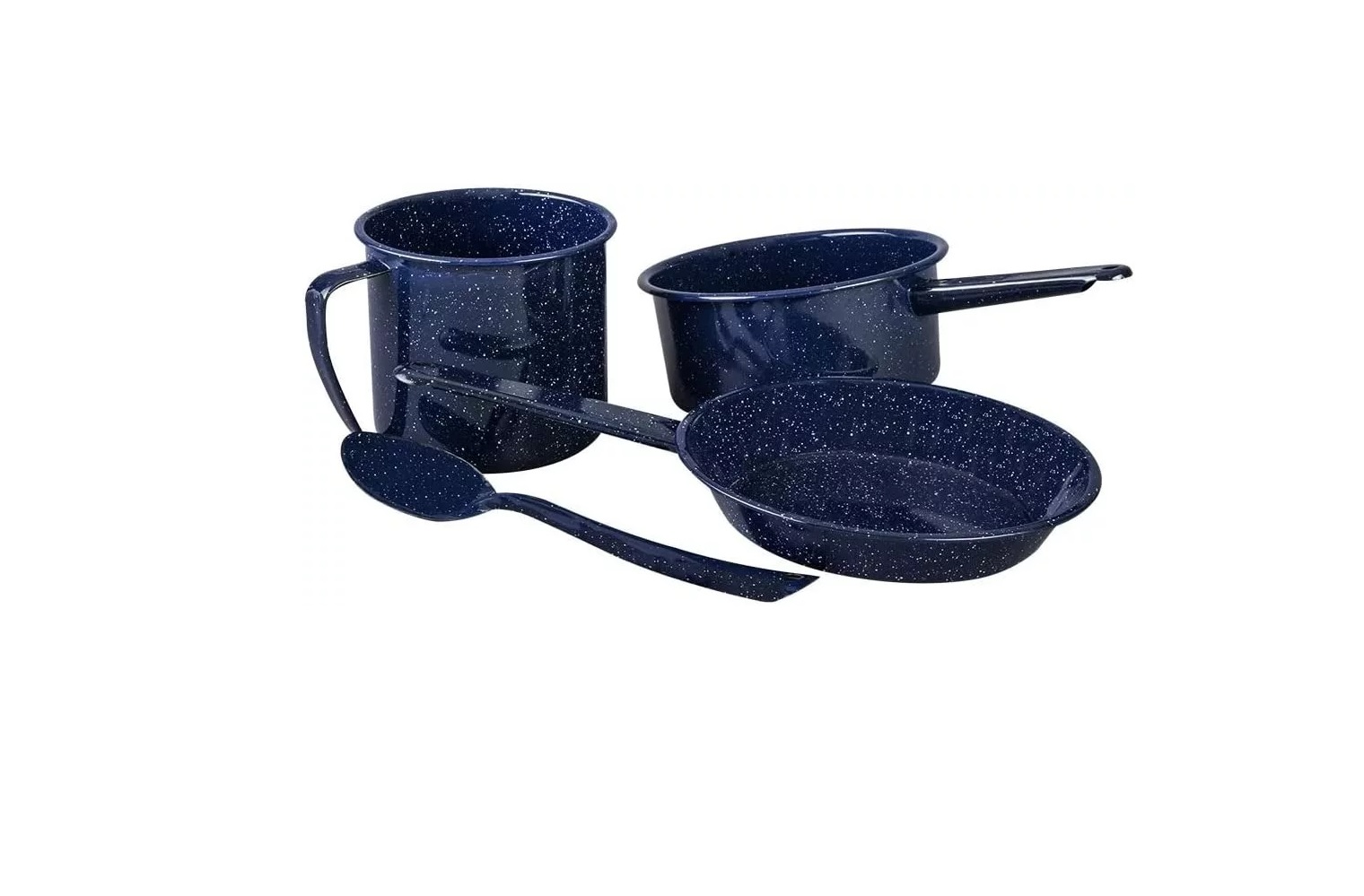 Foto 2 | Batería De Cocina Cinsa De Peltre 10 Piezas Azul Atenas