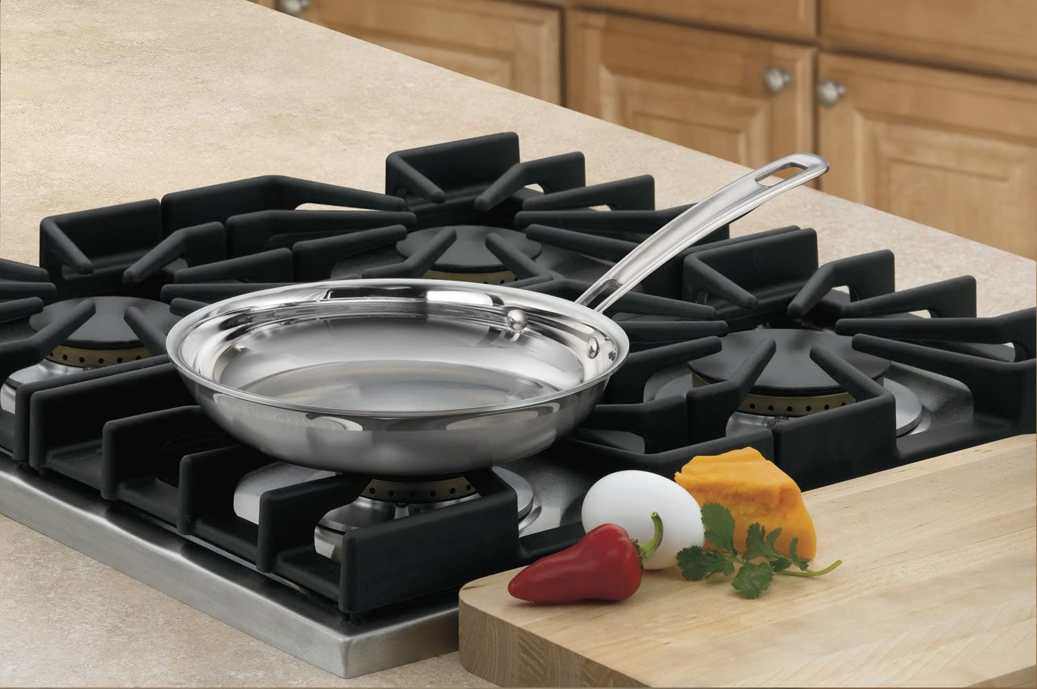 Foto 3 pulgar | Venta Internacional - Sartén Inoxidable Cuisinart Multiclad Pro 8''