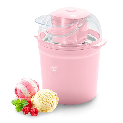 Venta Internacional - Máquina Helado Greenlife 1.5qt, Yogur Y Sorbete Con Paleta, Lavavajillas, Interruptor Fác