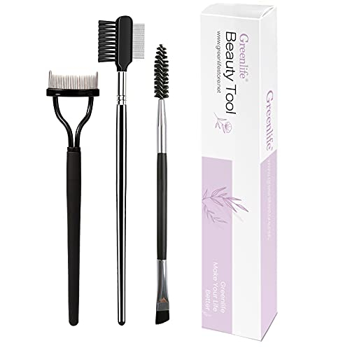 Foto 2 pulgar | Venta Internacional - Duo De Pinceles Pestañas Y Cejas Greenlife (70 Characters)