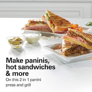 Foto 2 | Venta Internacional - Prensa Panini Hamilton Beach, Sandwichera Y Parrilla Eléctrica, Almacenamiento Vertical, R