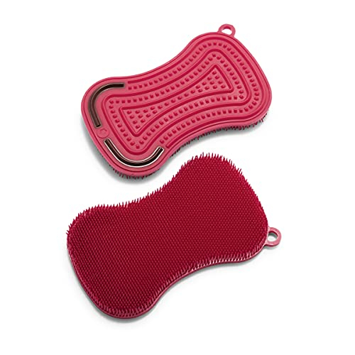Venta Internacional - Greenlife Esponja Y Estropajo De Silicona Reutilizable - Pack De 2, Limpieza Higiénica - L