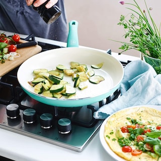 Foto 2 | Venta Internacional - Set Greenlife Soft Grip Healthy Ceramic Nonstick, Sartén/freidora 7'' Y 10'', Turquesa