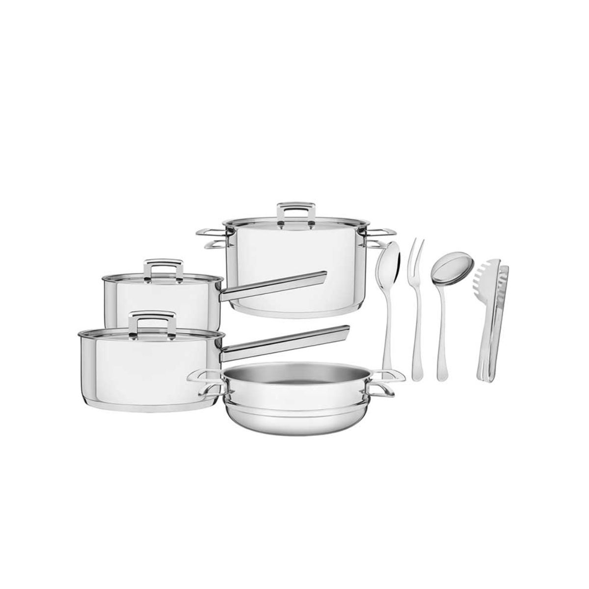 Batería de Cocina Tramontina  Brava 65400-280 4 Piezas