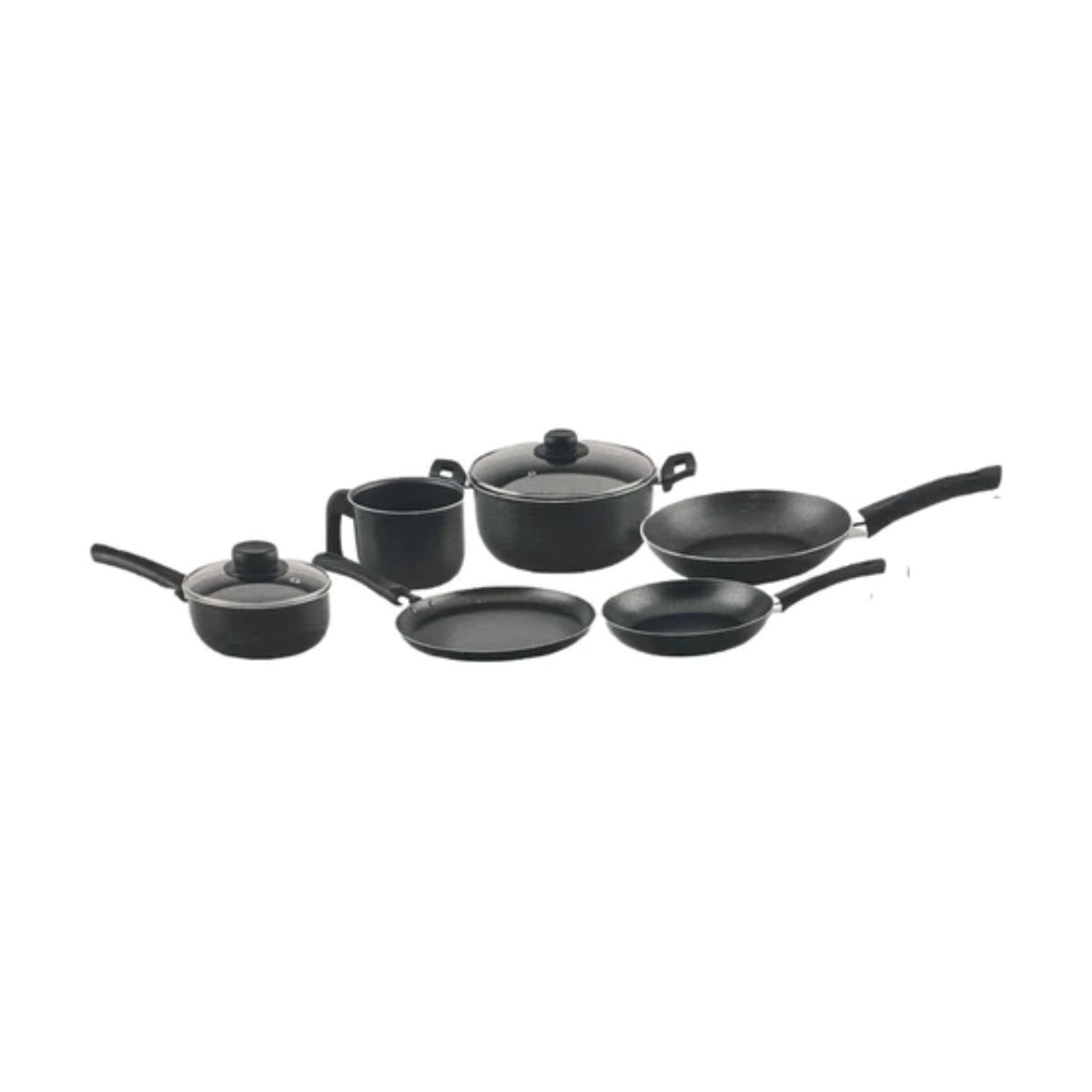 Batería de Cocina Tramontina Negra 8 Piezas