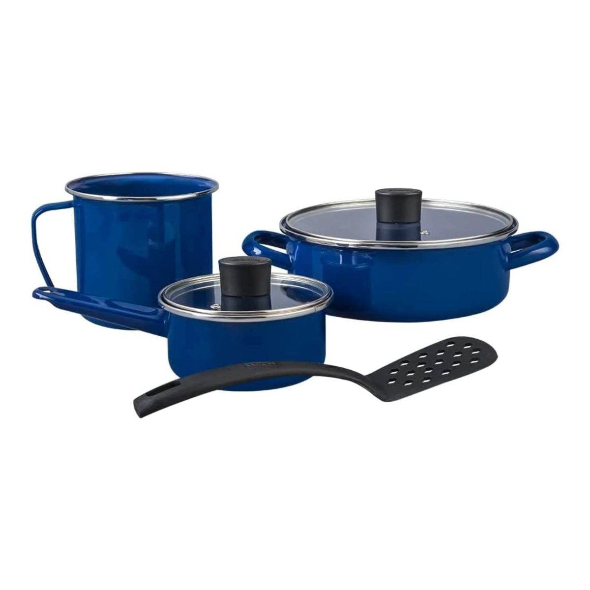 Batería de Cocina Cinsa color Azul 6 Piezas