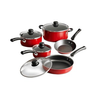 Foto 1 | Batería de Cocina Tramontina color Rojo 9 Piezas