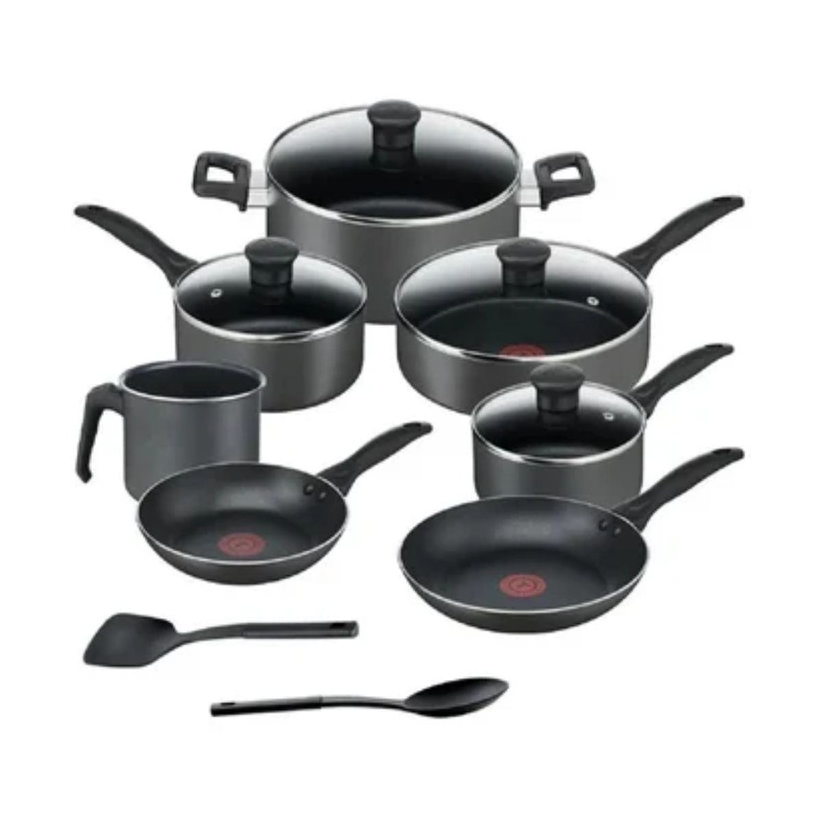 Batería de Cocina T-fal color Gris 13 Piezas