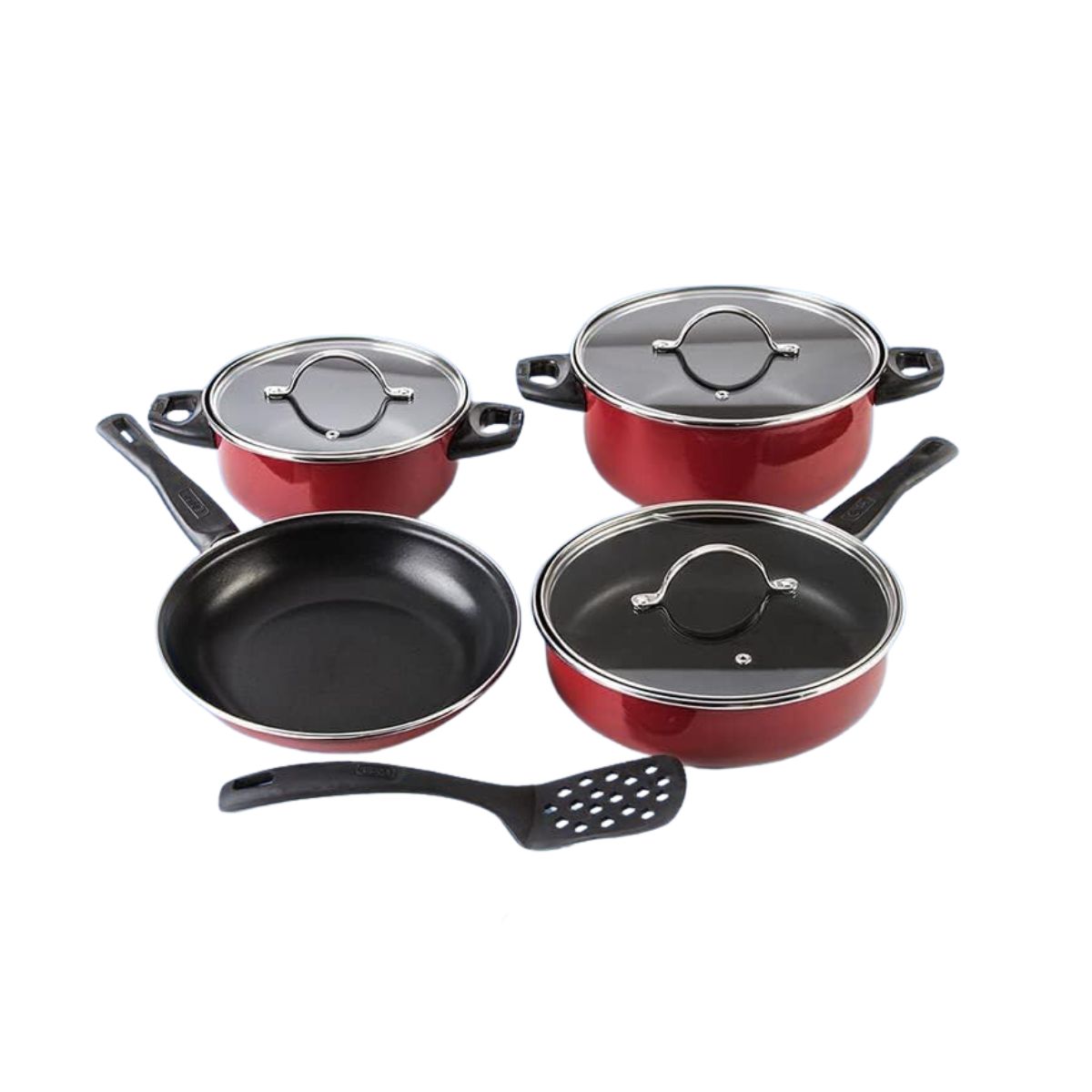 Batería de Cocina Cinsa color Rojo 8 Piezas