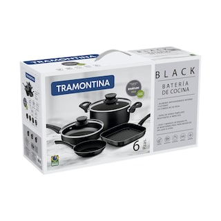 Foto 6 | Bateria de Cocina Tramontina París 27899-158 color Negro 6 Piezas