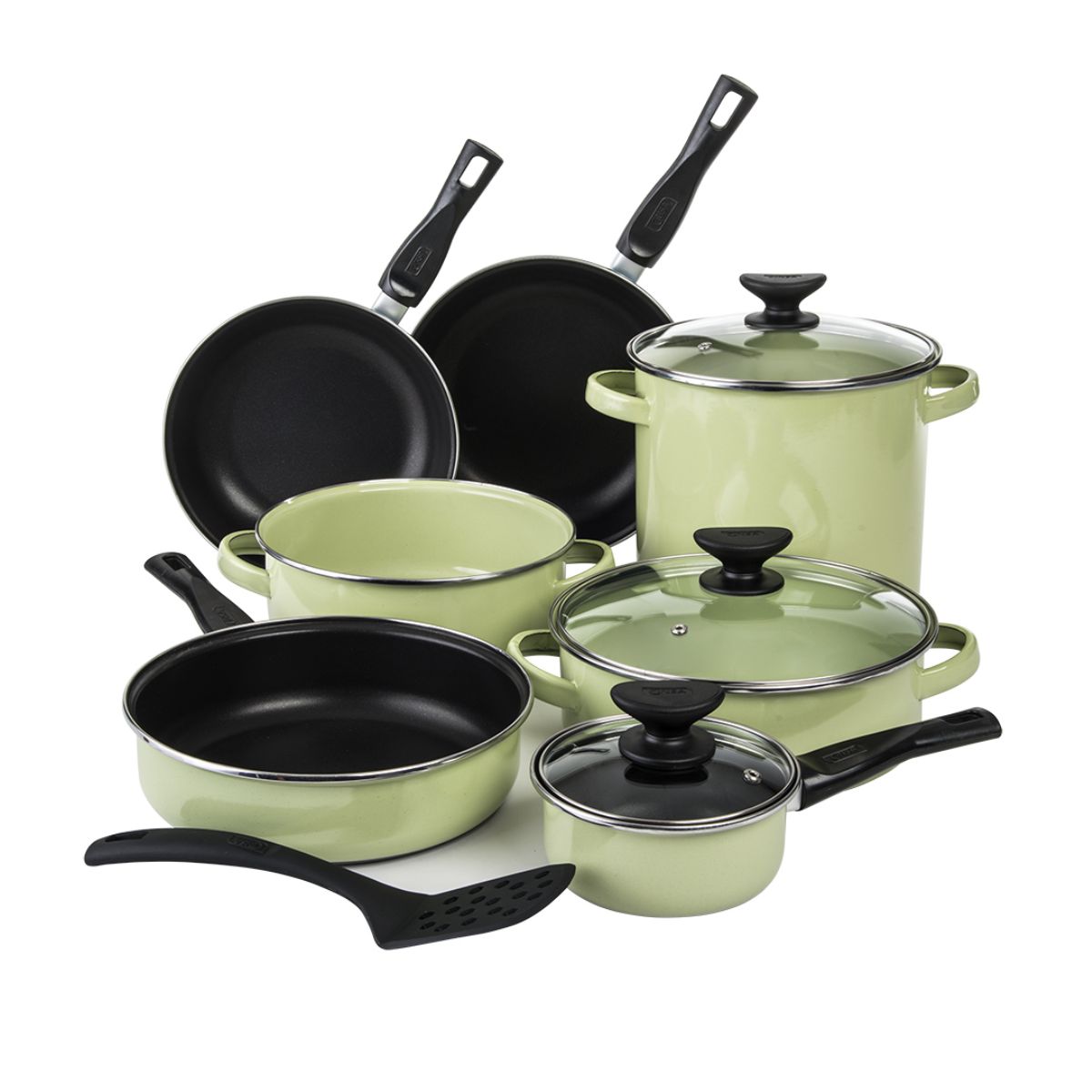 Batería Pontevedra Cinsa color Verde 11 PZAS