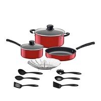 Batería de Cocina Tramontina color Rojo 12 Piezas