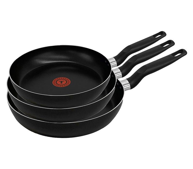 Foto 3 pulgar | Juego de Sartenes T-Fal 0389300FR color Negro 3 Piezas 20/24/26 cm