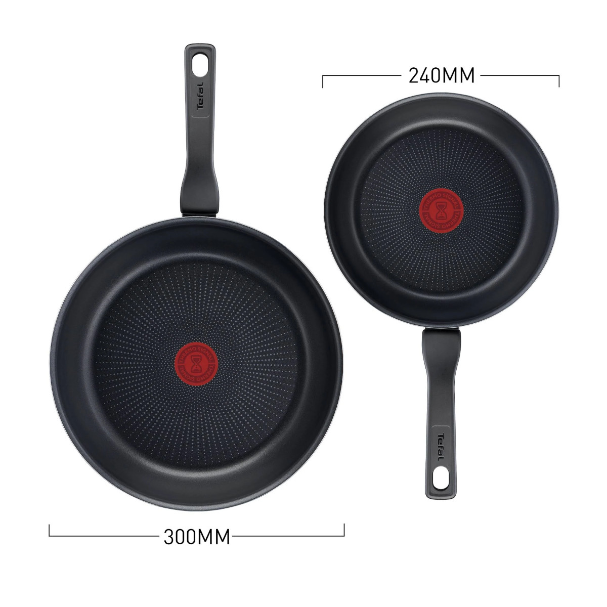 Foto 4 pulgar | Juego de 2 Sartenes T-Fal B5629082 color Rojo 24 y 30 Easy Cook