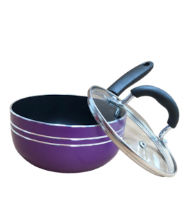 Foto 4 | Juego Batería Cocina 7pzas Aluminio Olla Sarten Morado