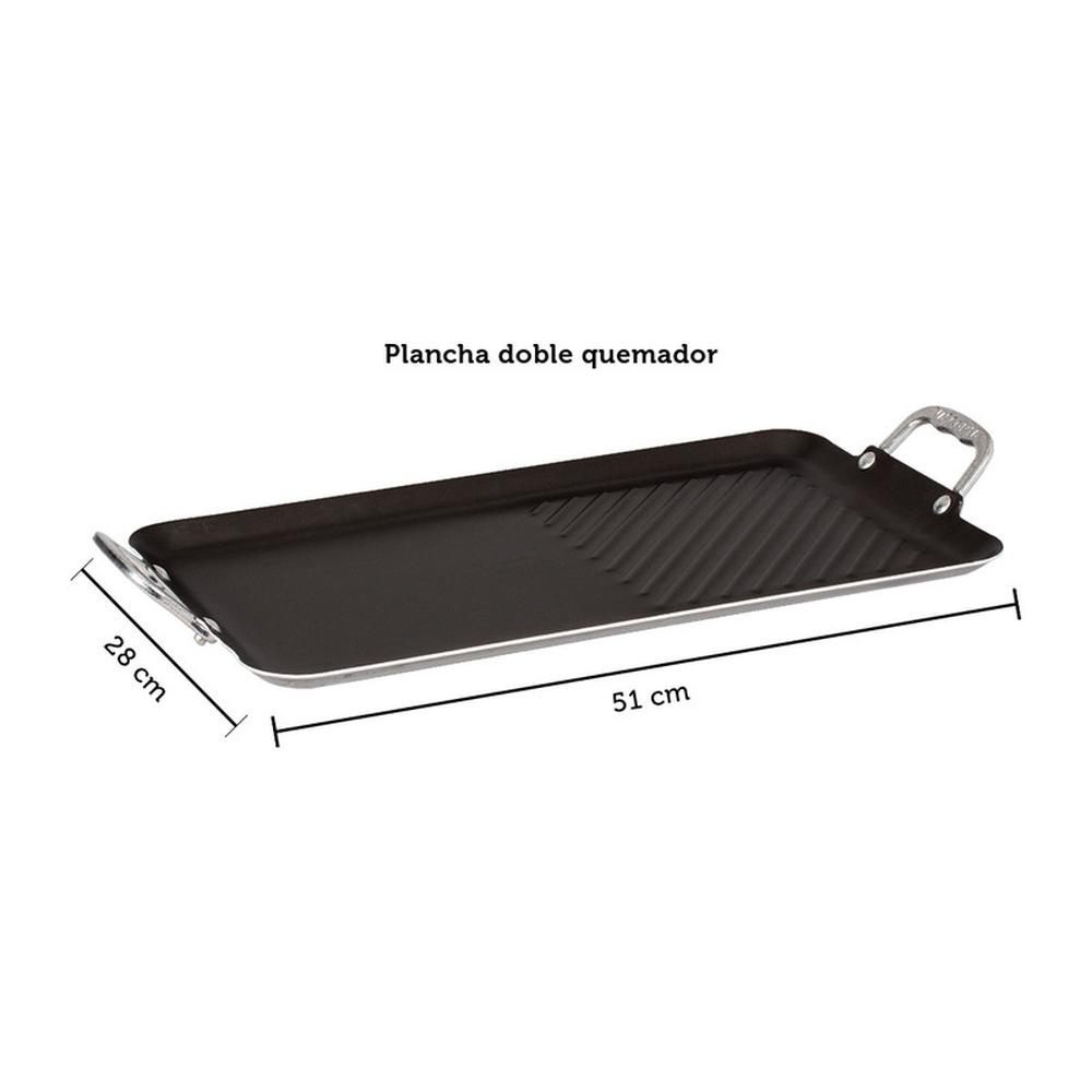 Foto 6 pulgar | Plancha Doble Quemador Select By Ekco con Antiadherente 61739 color Gris