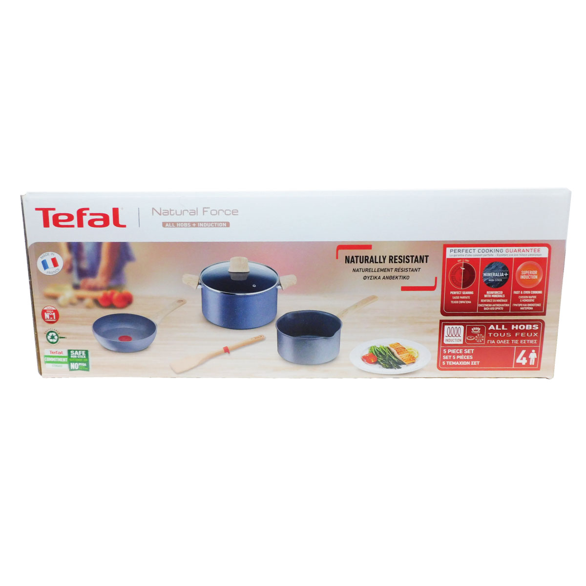 Foto 4 pulgar | Batería de Cocina T-fal G2669182 5 Piezas