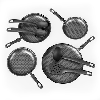 Foto 5 | Batería de Cocina Cinsa Negra de Aluminio 21 Piezas