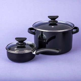 Foto 4 | Batería de Cocina Cinsa de Aluminio color Negro 8 Piezas
