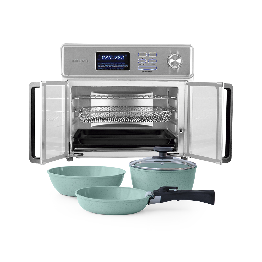 Kit Batería de Cocina Jade Smart + Horno Eléctrico Max Kalorik