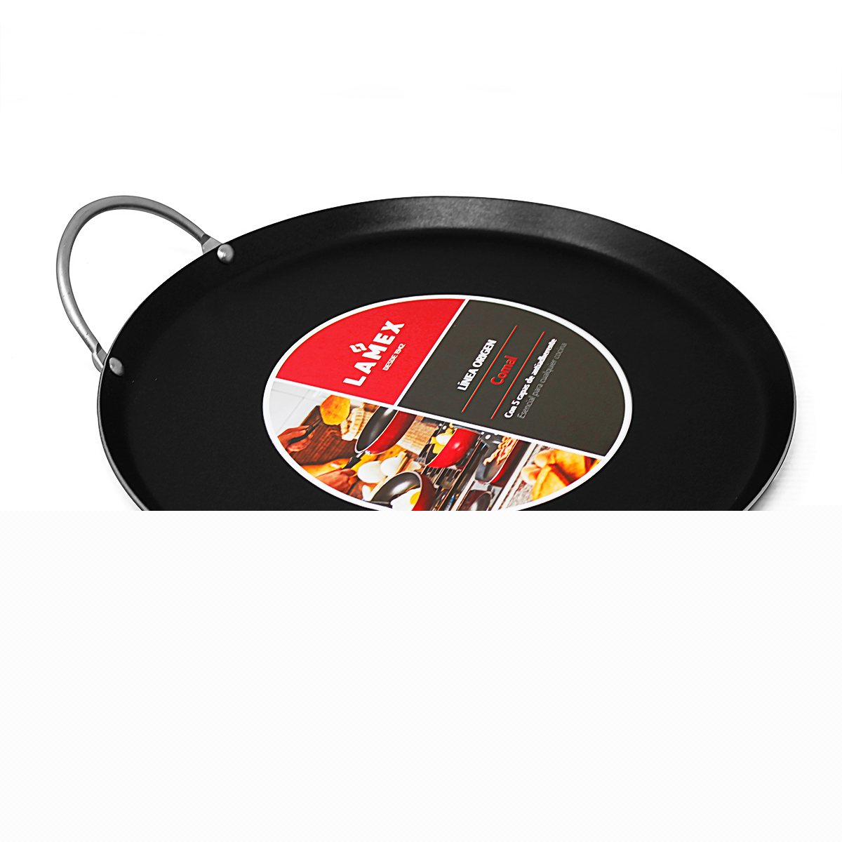 Foto 7 | Batería de Cocina Lamex Rubí Antiadherente Roja 7 Piezas