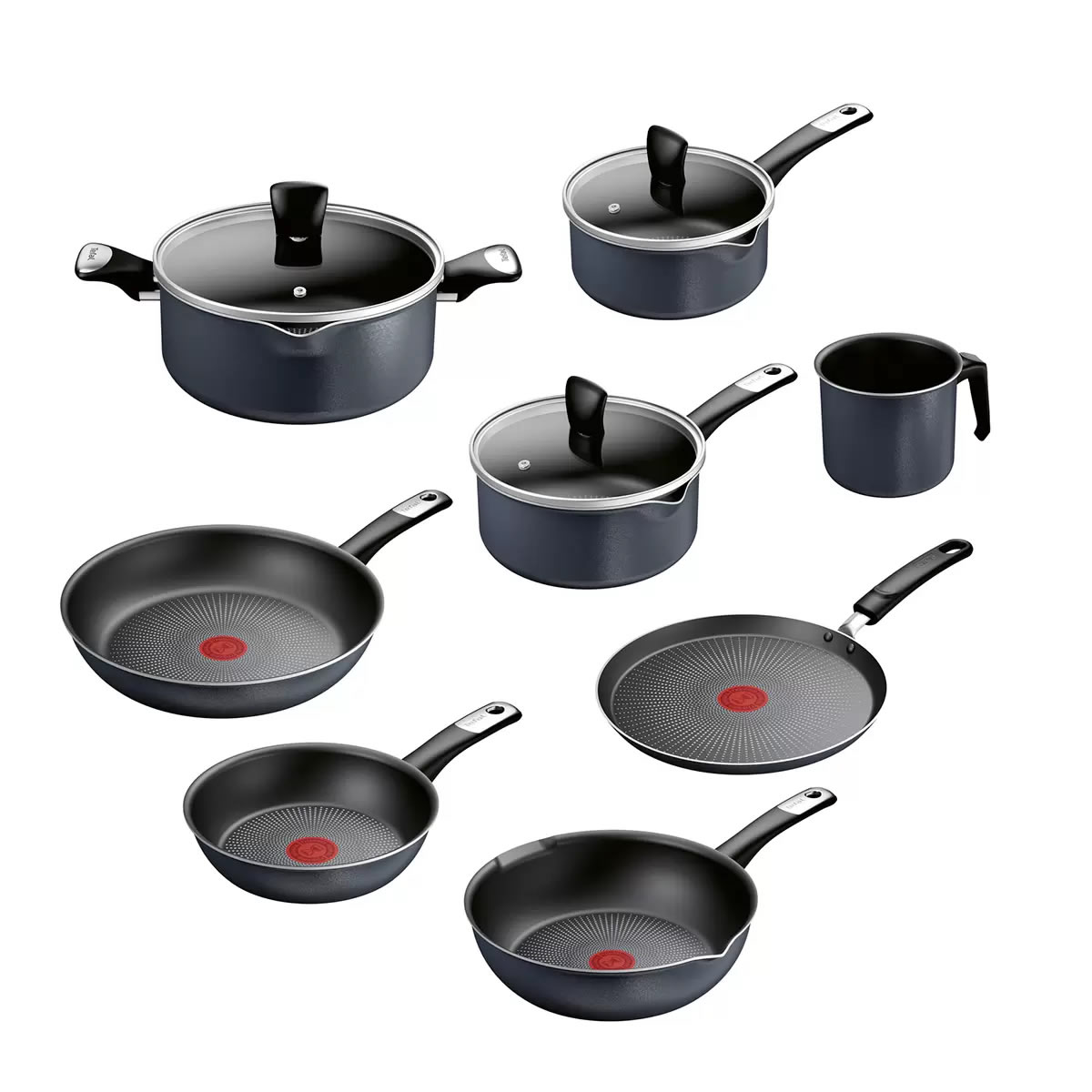 Batería de Cocina T-fal Hard Titanium Plus C3939182