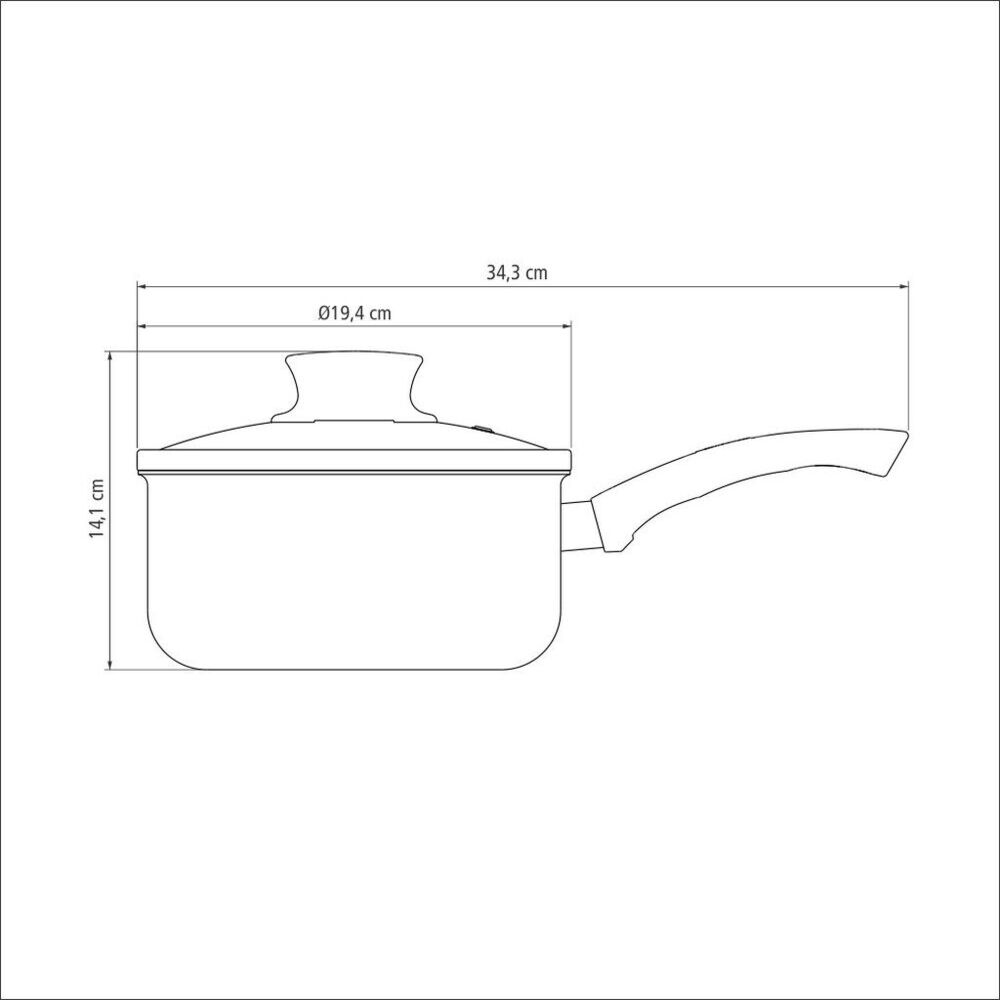 Foto 4 pulgar | Cazo Tramontina Rivoli 18 CM