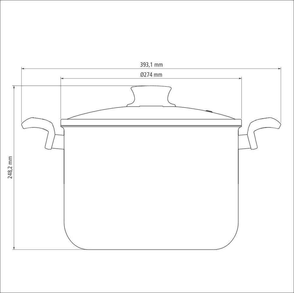 Foto 4 pulgar | Olla Alta Tramontina Rivoli 9,6 L