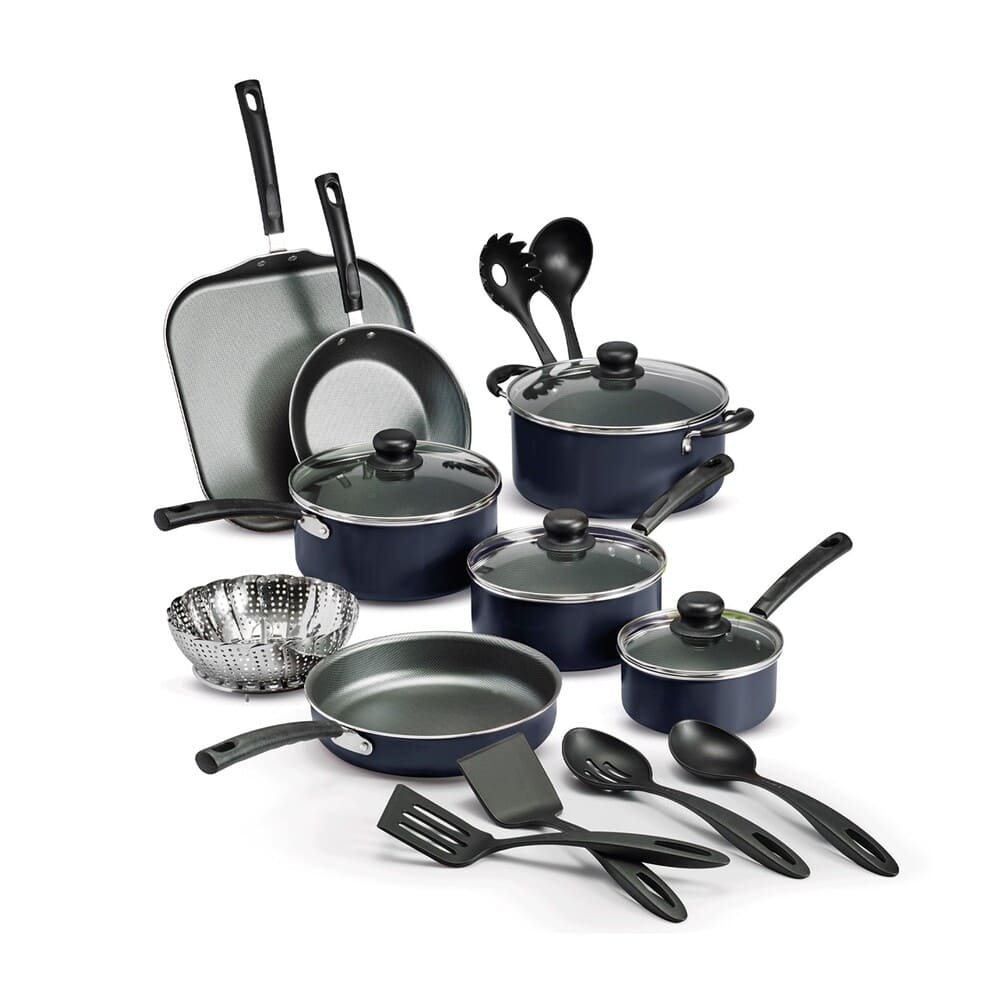 Batería De Cocina 18 Pzas. Primaware Azul