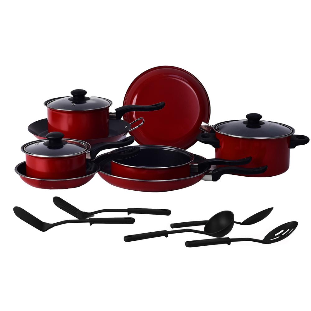 Batería de Cocina Colorhome 16 Piezas con Antiadherente