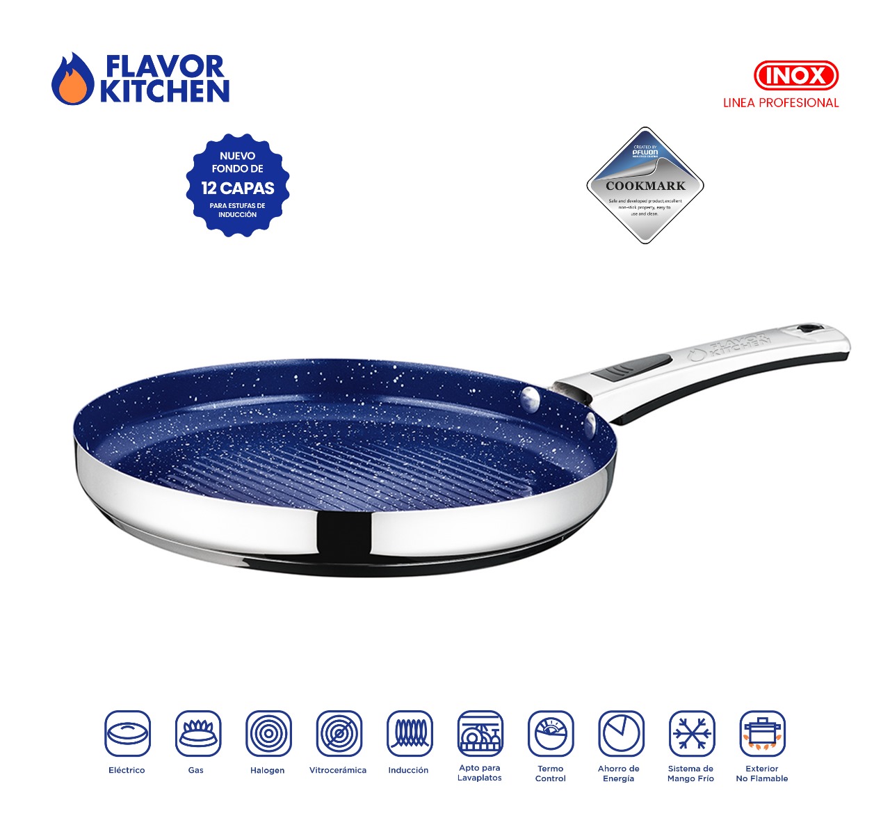 Foto 7 pulgar | Batería de Cocina Flavor Kitchen Profesional 25 Piezas