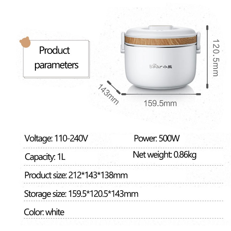 Foto 5 pulgar | Venta Internacional- Olla Eléctrica Plegable Multicooker Httn 1 l 500 w 220 v