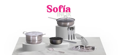 Foto 3 | Batería De Cocina Sofia Inox Acero Inoxidable 18 Piezas
