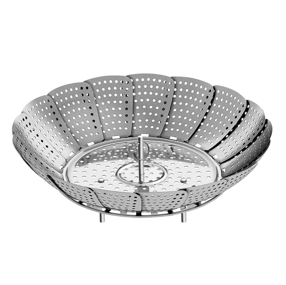 Hervidor De Verdura Cocina Acero Inoxidable, Plata