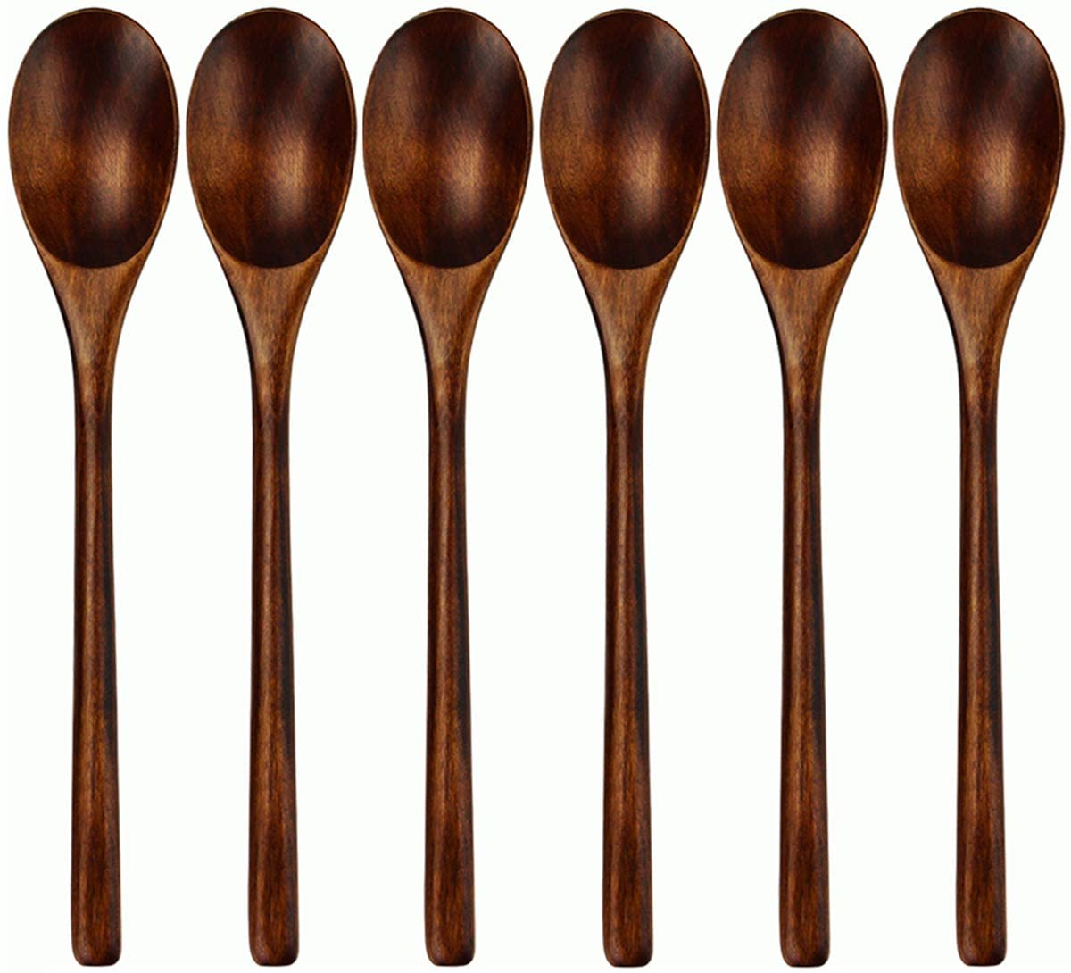 Venta Internacional- Cucharas de Madera Jieyou Japanese Nanmu Wood 6 Piezas