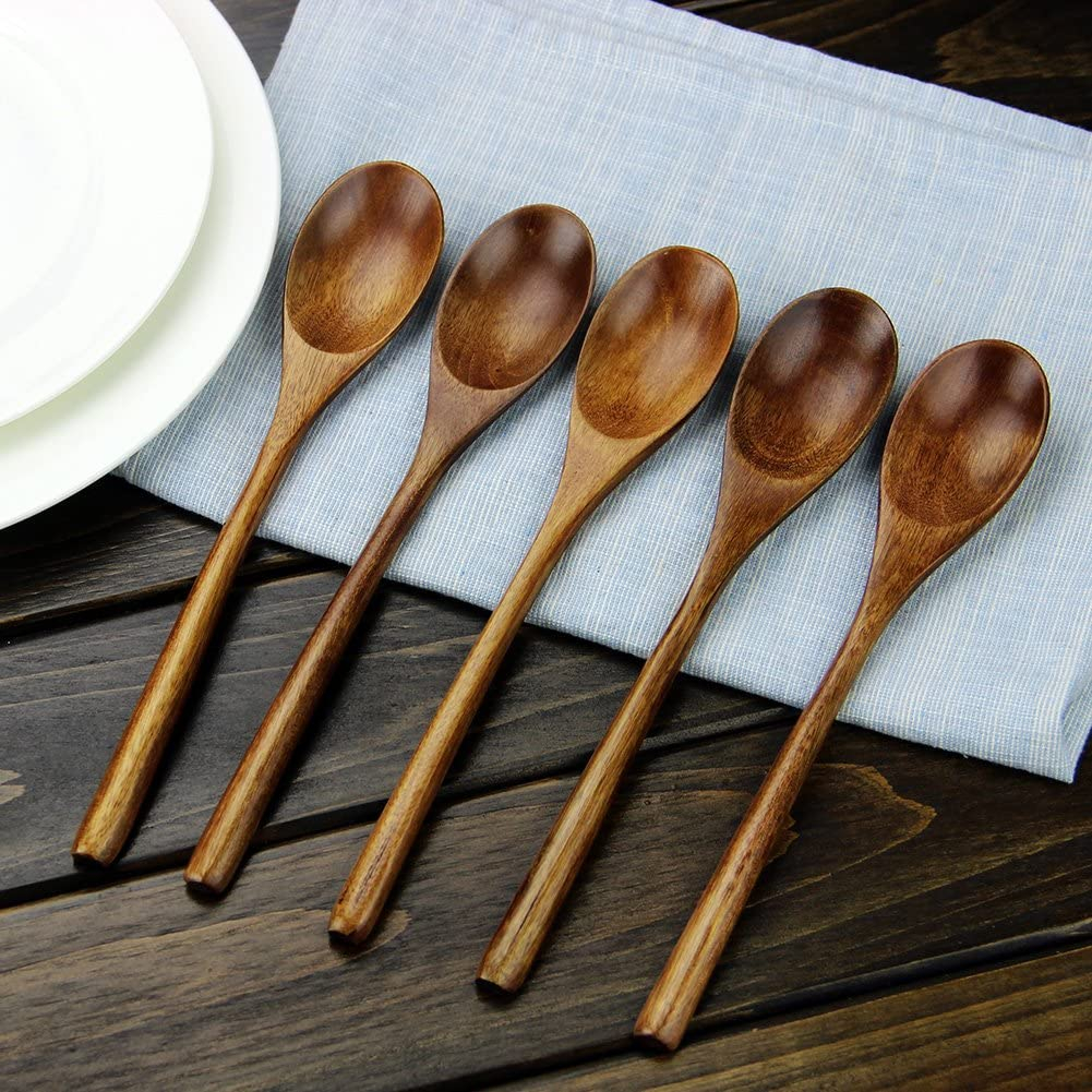 Foto 2 | Venta Internacional- Cucharas de Madera Jieyou Japanese Nanmu Wood 6 Piezas