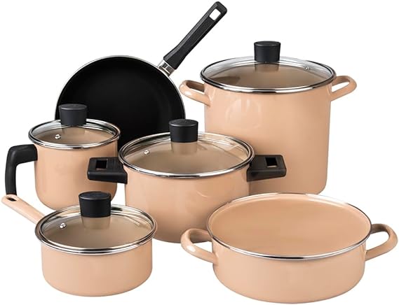 Bateria De Cocina Cinsa Avellana 10 Piezas