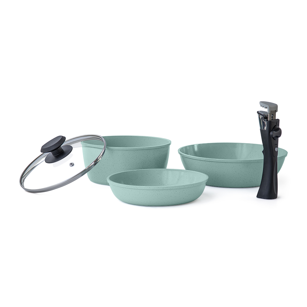 Foto 2 | Batería de Cocina Jade Smart 7 Piezas con Utensilios