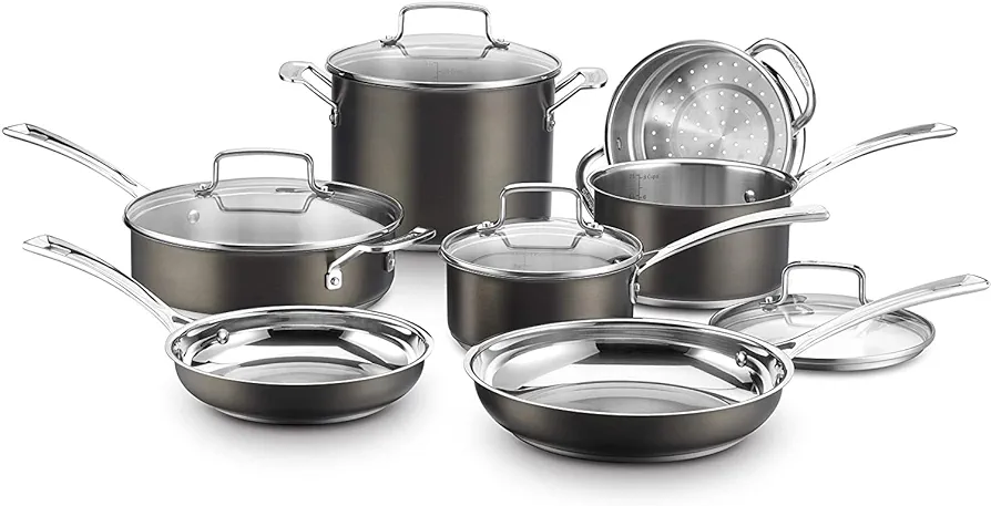Foto 2 pulgar | Bateria 11 Piezas Acero Inox Black
