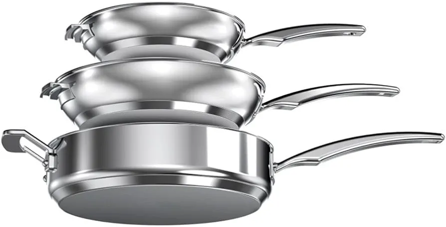 Juego de bateria Smartnest 11 Piezas de Acero Inox