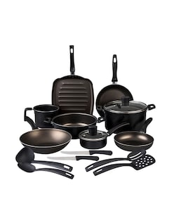 Foto 2 | Batería de Cocina Cinsa Sabor de Aluminio con Antiadherente 16 Piezas